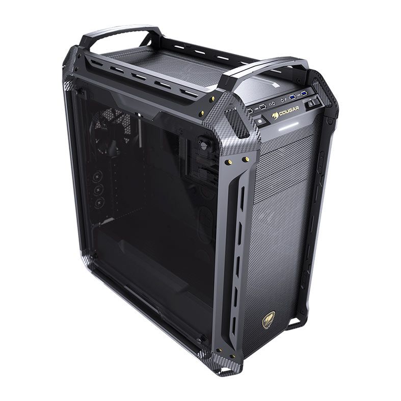 Gabinete Gamer Cougar Panzer MAX-G, Full-Tower, Lateral de Vidro, Com 1 Fan, Preto, 106AMK0015-01