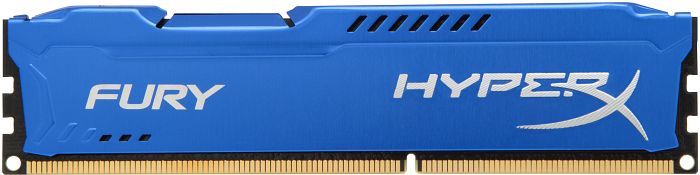 Memoria Kingston HyperX Fury 4GB (1x4) DDR3 1866MHz Azul, HX318C10F/4
