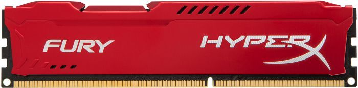 Memoria Kingston HyperX Fury 8GB (1x8) DDR3 1600MHz Vermelha, HX316C10FR/8
