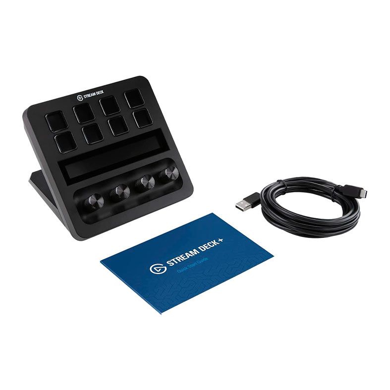 Stream Deck + Elgato, 8 Teclas, Com Controladora, Preto, 10GBD9901
