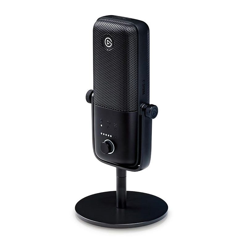 Microfone Condensador Elgato Wave 3, USB, Preto, 10MAB9901