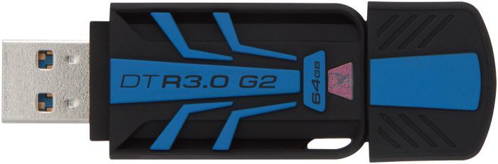 Pendrive kingston Datatraveler G2 R3.0 64GB USB 3.0 Preto, DTR30G2/64GB - BOX