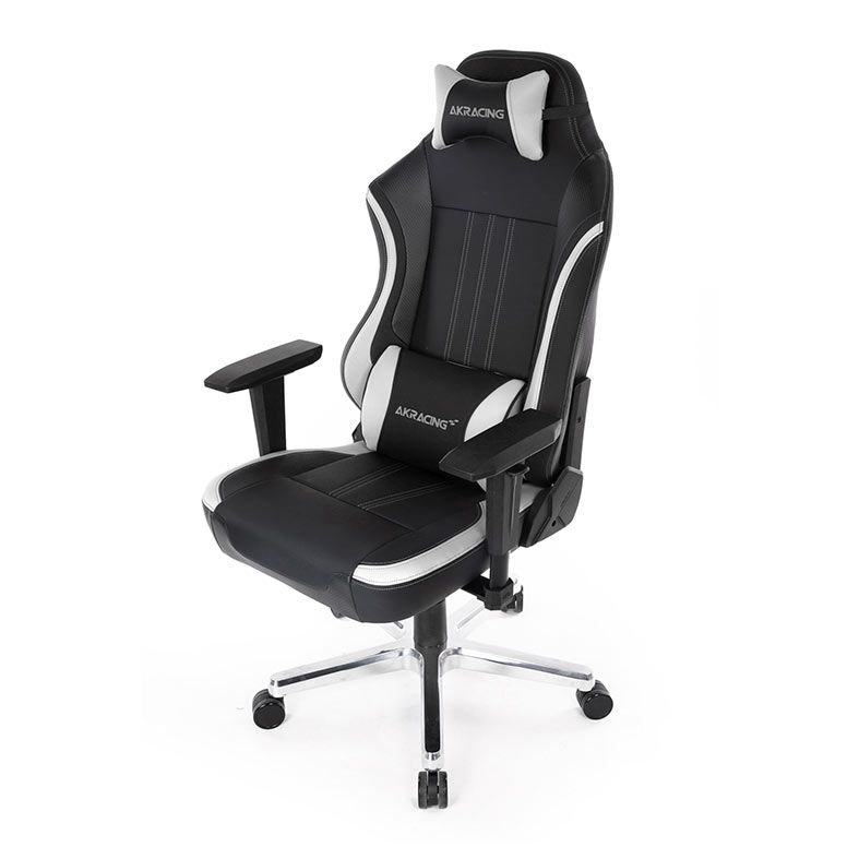 Cadeira Office Akracing Solitude Preta/Branca, 11072-1