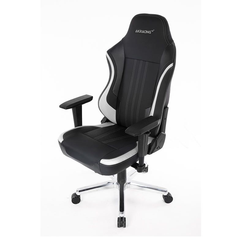 Cadeira Office Akracing Solitude Preta/Branca, 11072-1