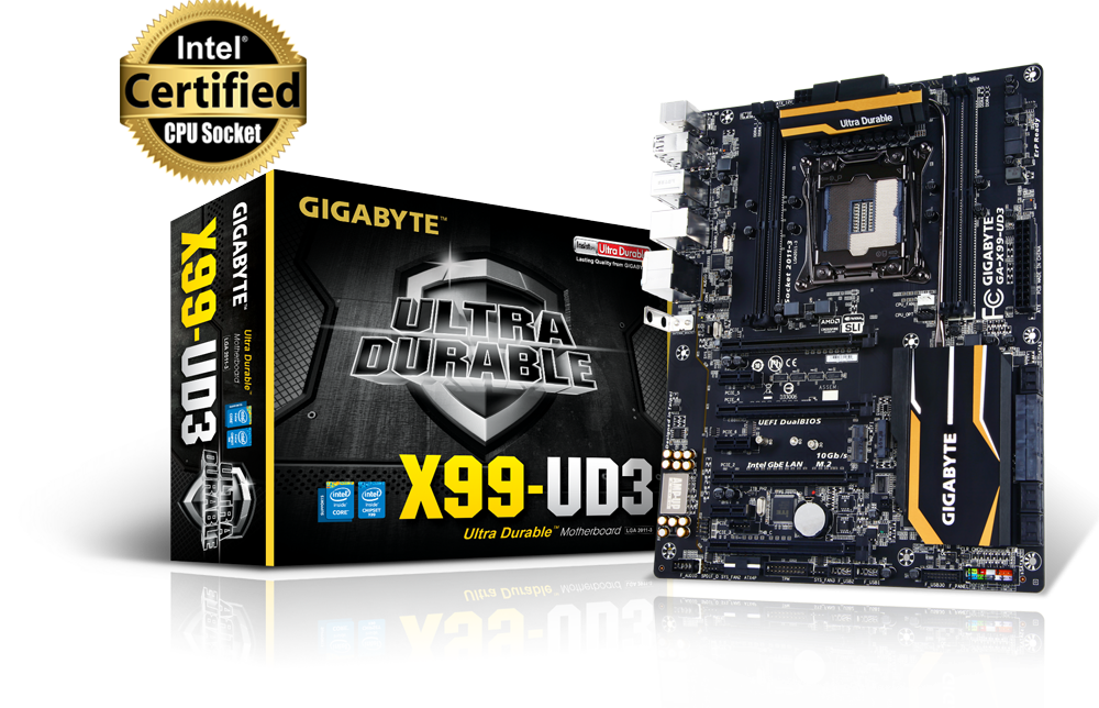 Placa Mae Gigabyte GA-X99-UD3 DDR4 Socket LGA2011-3 Chipset Intel X99