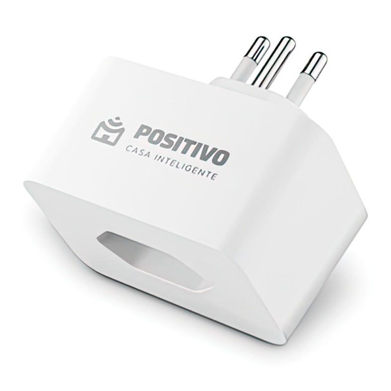 Adaptador De Tomada Positivo Smart Plug Max Wi-fi, 1 Tomada, Branco, 11185636