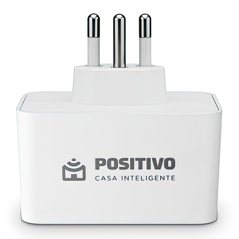 Adaptador De Tomada Positivo Smart Plug Max Wi-fi, 1 Tomada, Branco, 11185636