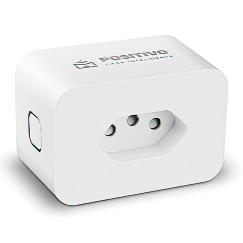 Adaptador De Tomada Positivo Smart Plug Max Wi-fi, 1 Tomada, Branco, 11185636