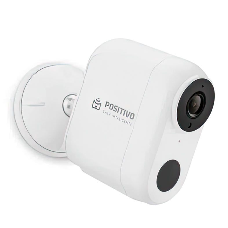 Smart Camera Wi-fi Positivo, FHD, 1080p, Com Bateria, Branca, 11188736