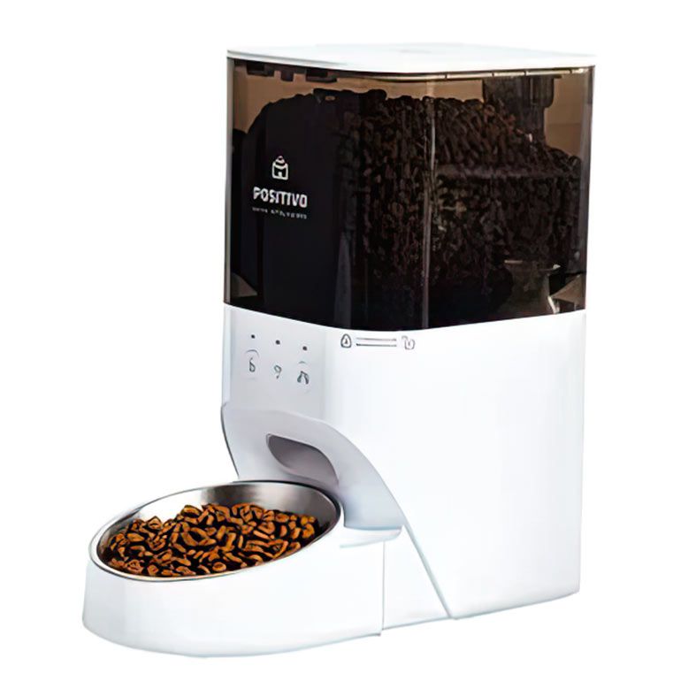 Smart Alimentador Para Pet Positivo, 4L, Wifi, Branco, 11200604