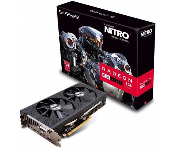 Placa de Video Sapphire Radeon RX 470 8GB GDDR5 Nitro+ 256-bit, 11256-02-20G