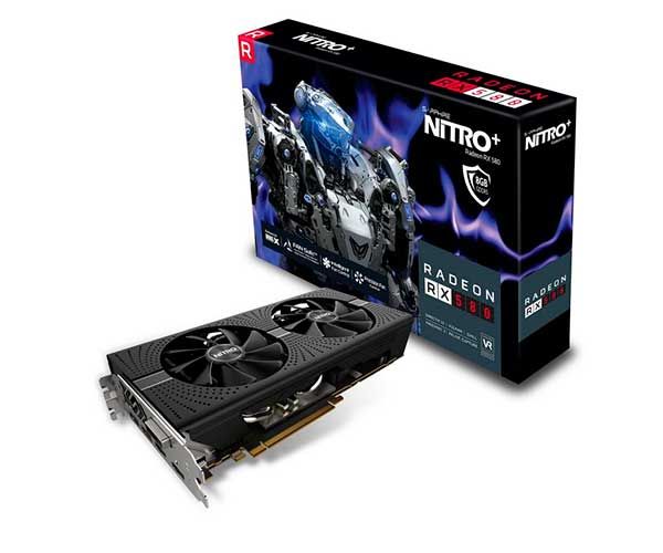 Placa de Video Sapphire Radeon RX 580 8GB GDDR5 Nitro+ 256-bit, 11265-01-20G