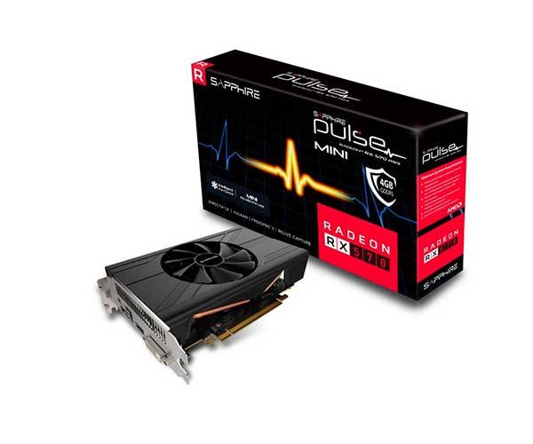 Placa de Video Sapphire Radeon RX 570 4GB GDDR5 Pulse ITX 256-bit, 11266-06-20G