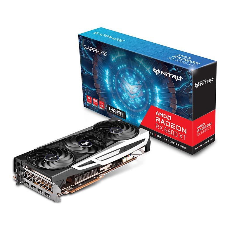 Placa de Video Sapphire Radeon RX 6800 XT 16GB GDDR6 Nitro+ OC 256-bit, 11304-02-20G
