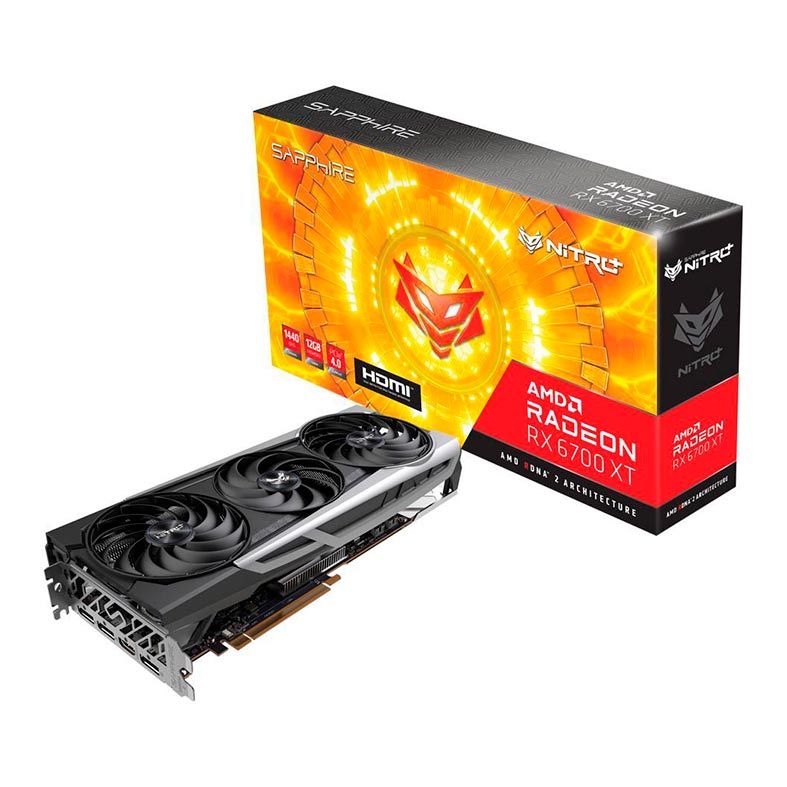 Placa de Video Sapphire Radeon RX 6700 XT 12GB GDDR6 Nitro 192-bit