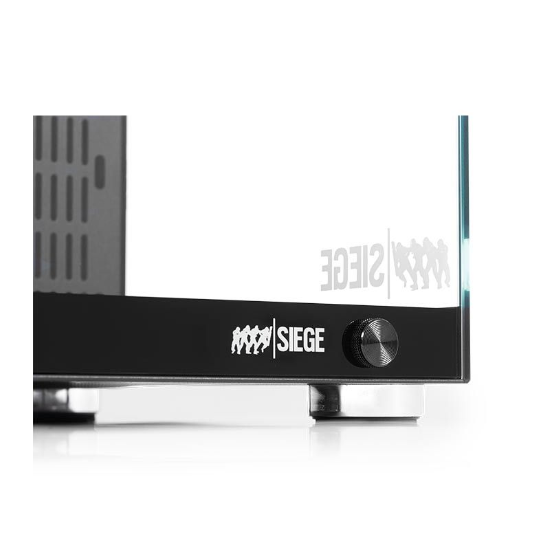 Gabinete Gamer DT3 Sports Hyperspace Rainbow Six Siege Lateral/Frontal Vidro Temp Preto/Amarelo, 11346-6