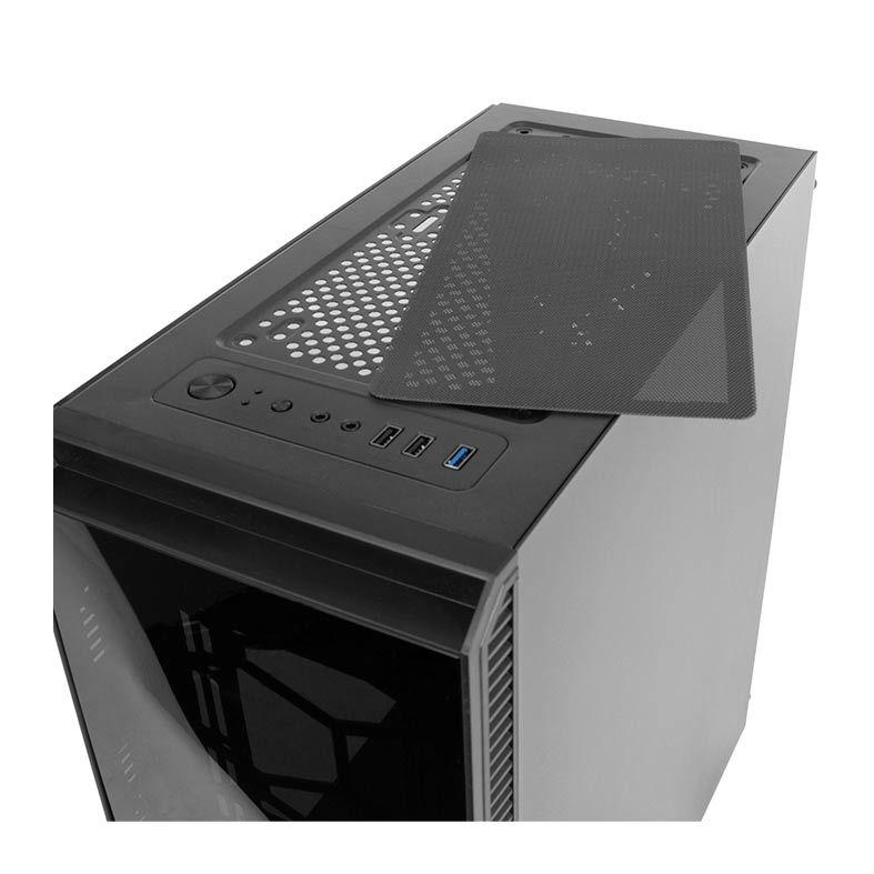 Gabinete DT3 Sports Atomo Lateral Acrilico Preto, 11438-7