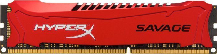 Memoria Kingston HyperX Savage 8GB (1x8) DDR3 1600MHz Vermelha, HX316C9SR/8