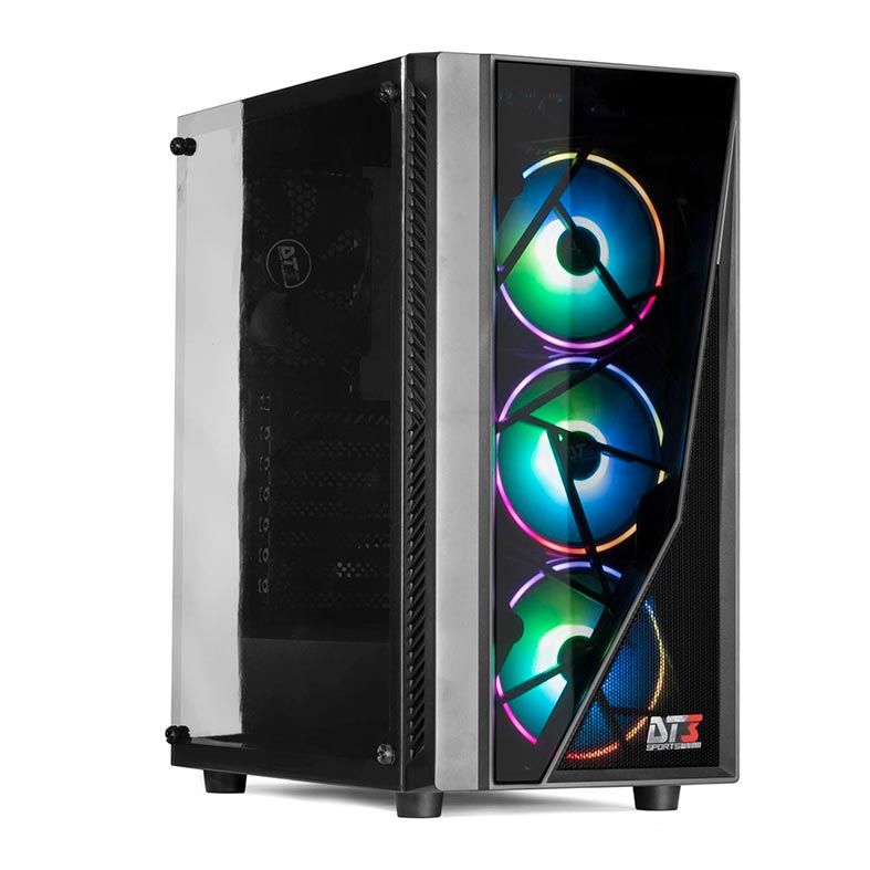 Gabinete DT3 Sports Lynx Preto Lateral Acrilico, 11798-6