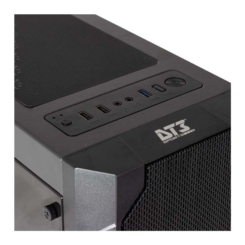 Gabinete DT3 Sports Orbiter Lateral Janela Acrilico Preto, 12112-7