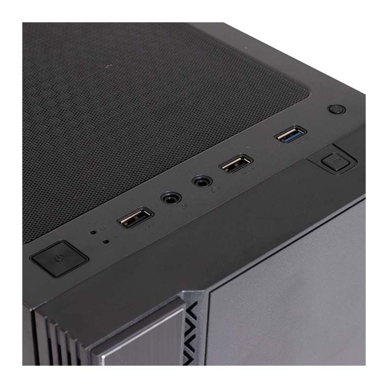 Gabinete DT3 Sports Kronos Lateral Vidro Preto ARGB, 12113-8