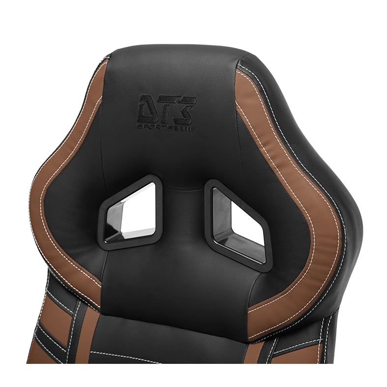 Cadeira Gamer DT3 Sports GTS V2, Preto e Marrom, 12481-6