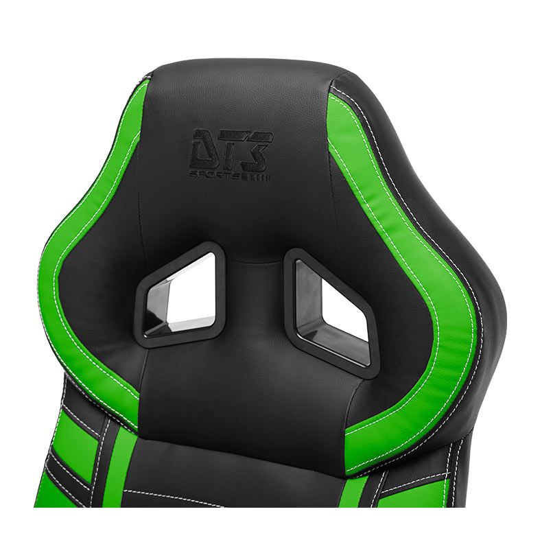 Cadeira Gamer DT3 Sports GTS V2, Preto e Verde, 12482-7