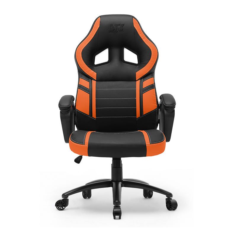 Cadeira Gamer DT3 Sports GTS V2, Preto e Laranja, 12484-9