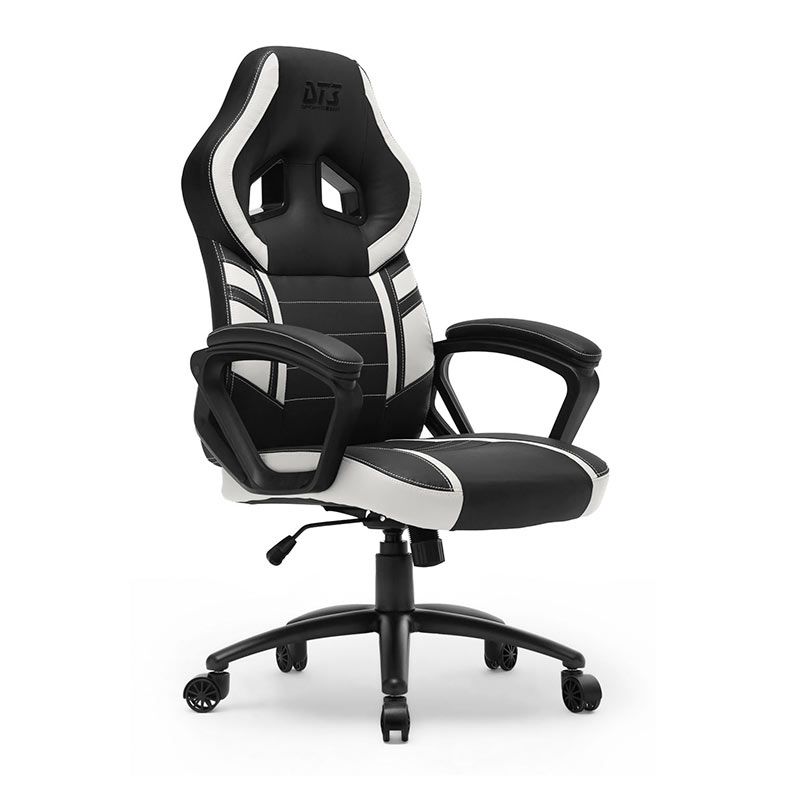 Cadeira Gamer DT3 Sports GTS V2, Preta e Branca, 12486-1
