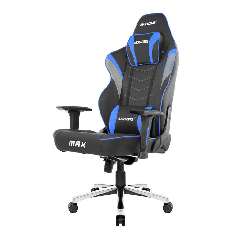 Cadeira Gamer AKRacing Max, Preta e Azul, 12834-8