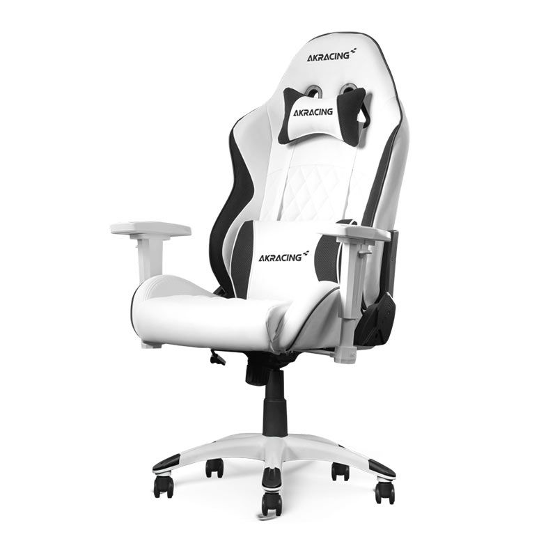 Cadeira Gamer AKRacing California, Preta e Branca, 12841-6