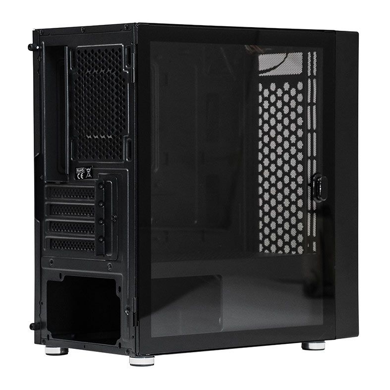 Gabinete Gamer DT3 Trantor, Mid-Tower, Lateral de Vidro, Preto, 12998-9