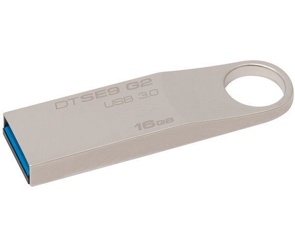 Pen Drive Kingston Datatraveler SE9 G2 16GB USB 3.0, DTSE9G2/16GB Prata