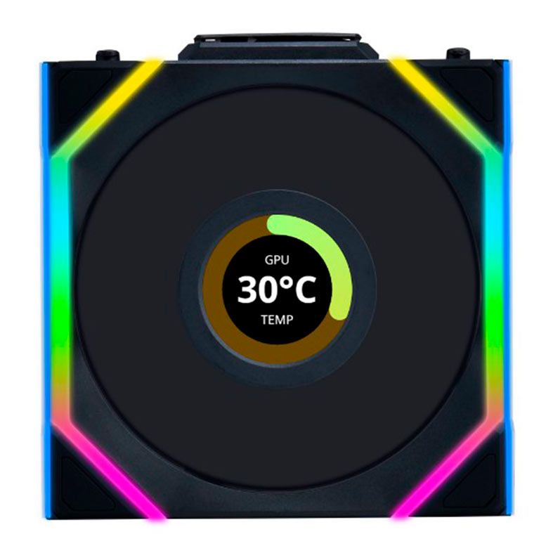 Kit Ventoinhas Lian Li Uni Fan SL, ARGB, Wireless, 3x120mm, Preto, 12SLLCD1W3B-BK