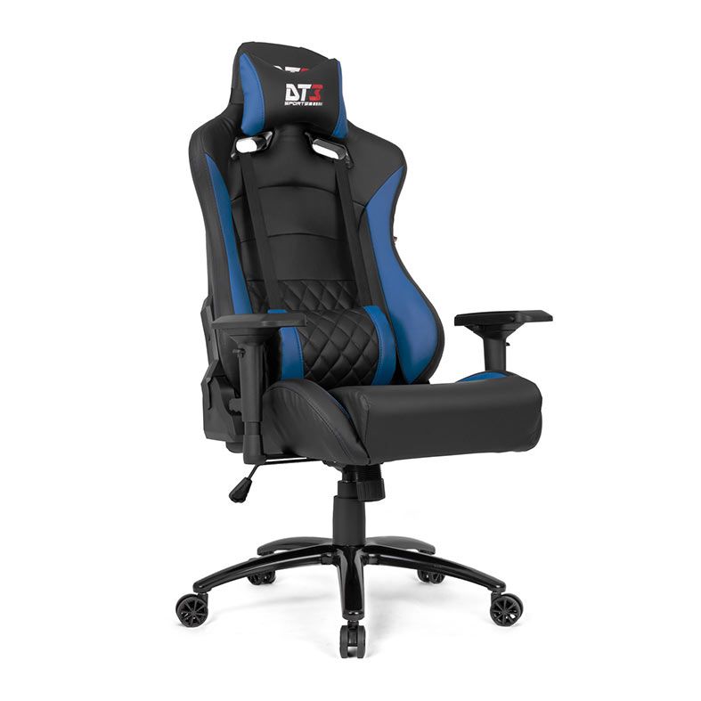 Cadeira Gamer DT3 Sports Ravena V2, Preto e Azul, 13114-0