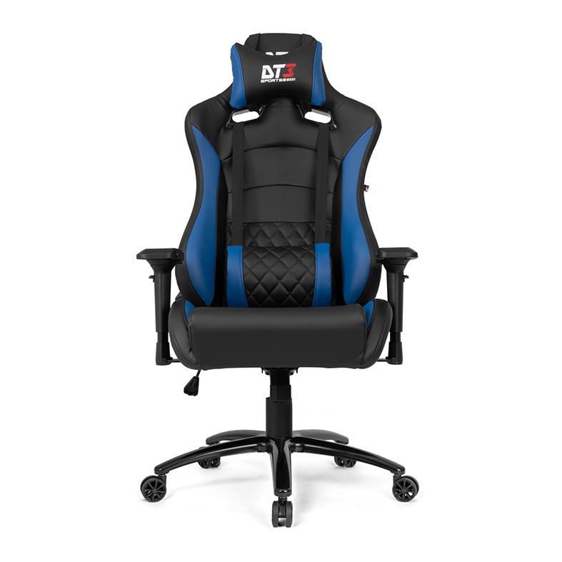 Cadeira Gamer DT3 Sports Ravena V2, Preto e Azul, 13114-0