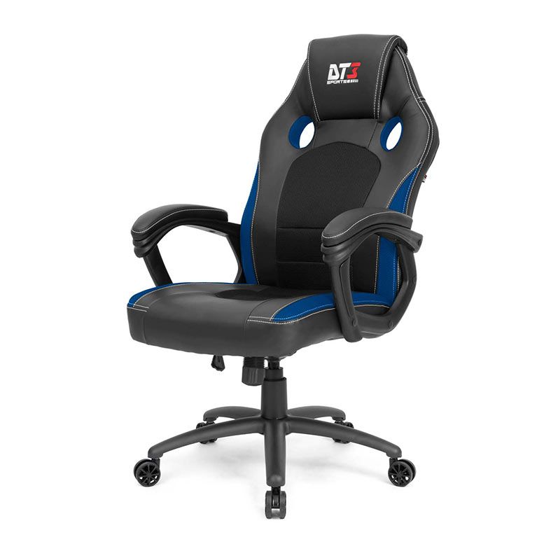 Cadeira Gamer DT3 Sports GT V4, Preto e Azul, 13129-6