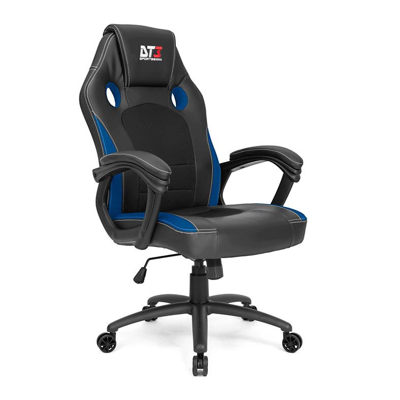 Cadeira Gamer DT3 Sports GT V4, Preto e Azul, 13129-6