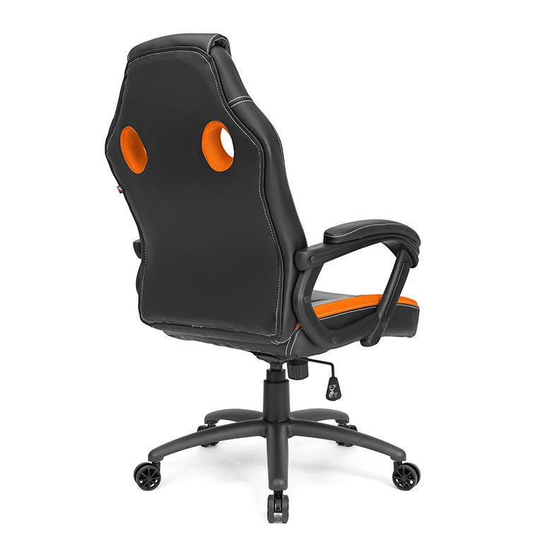 Cadeira Gamer DT3 Sports GT V4, Preto e Laranja, 13134-2
