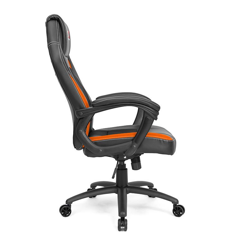 Cadeira Gamer DT3 Sports GT V4, Preto e Laranja, 13134-2