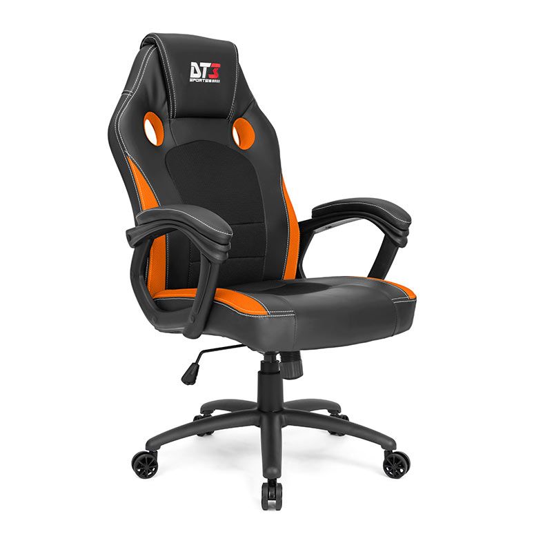 Cadeira Gamer DT3 Sports GT V4, Preto e Laranja, 13134-2