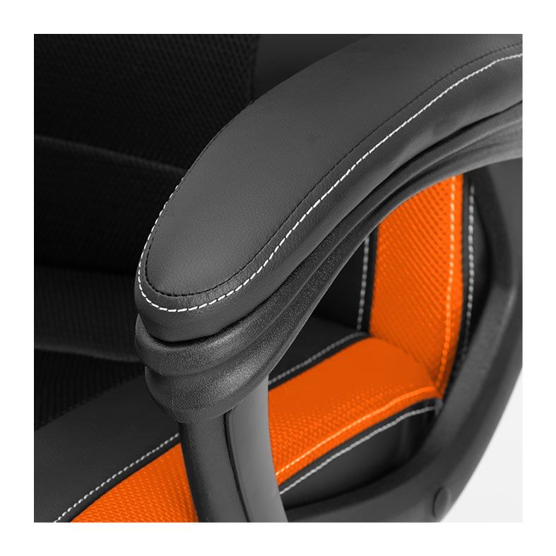 Cadeira Gamer DT3 Sports GT V4, Preto e Laranja, 13134-2