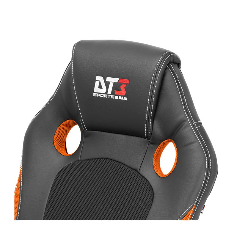 Cadeira Gamer DT3 Sports GT V4, Preto e Laranja, 13134-2