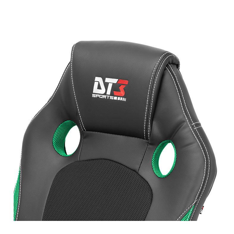 Cadeira Gamer DT3 Sports GT V4, Preto e Verde, 13179-1