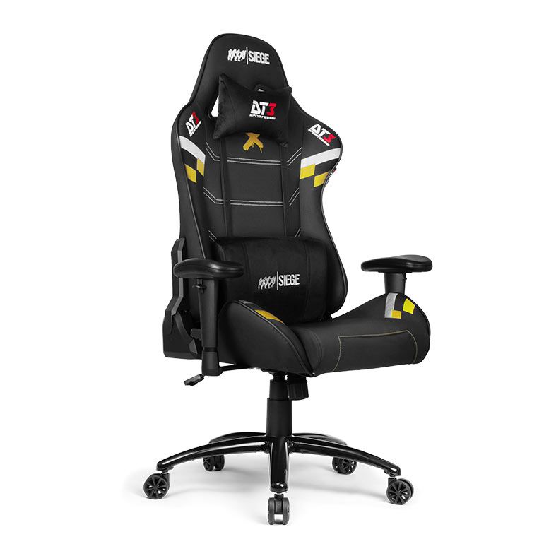 Cadeira Gamer DT3 Sports Elise Rainbow Six V2, Preta, 13431-2
