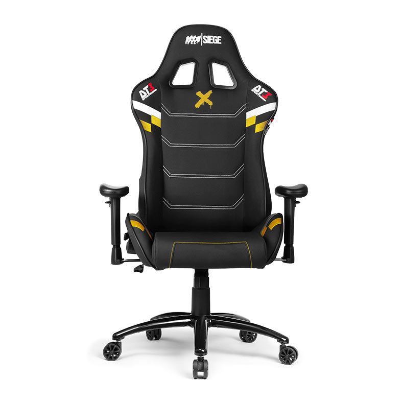 Cadeira Gamer DT3 Sports Elise Rainbow Six V2, Preta, 13431-2
