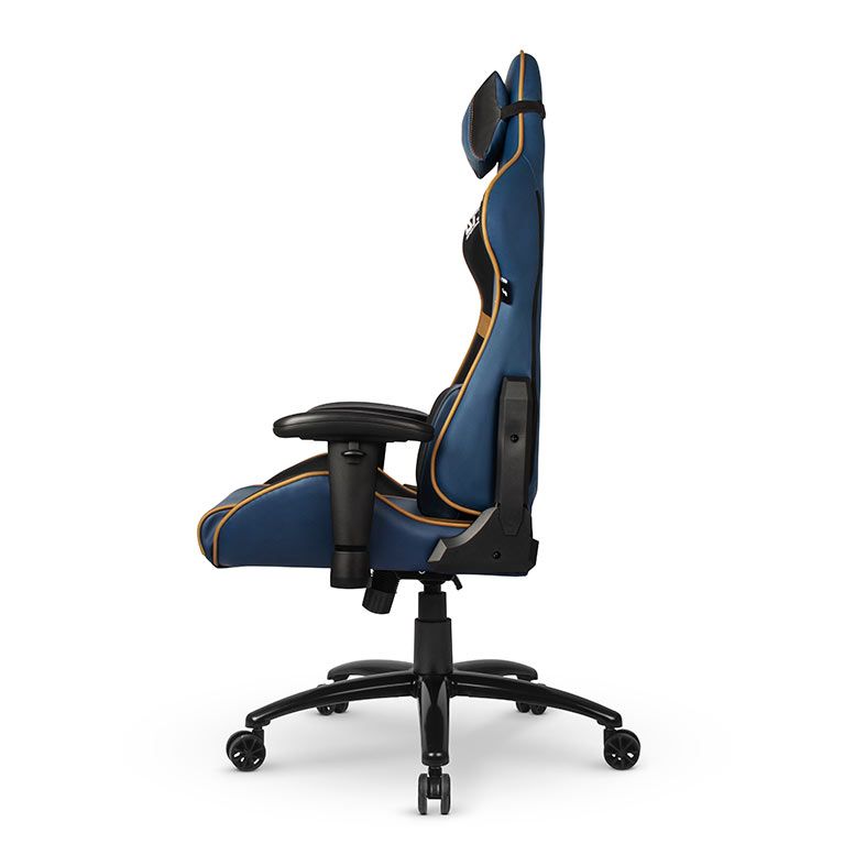 Cadeira Gamer DT3 Sports Tanoshii V2, Preto e Azul, 13435-6
