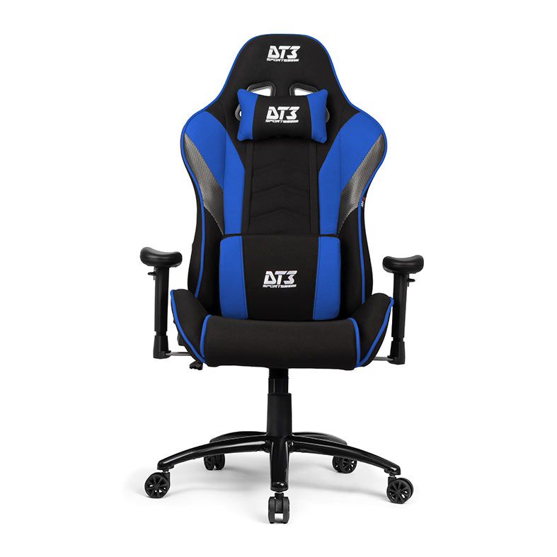 Cadeira Gamer DT3 Sports Elise Fabric V2, Preto e Azul, 13444-6
