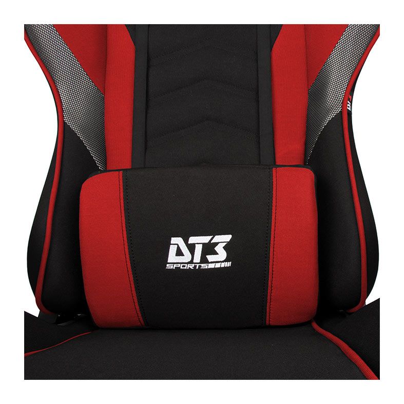Cadeira Gamer DT3 Sports Elise Fabric V2, Preto e Vermelho, 13446-8