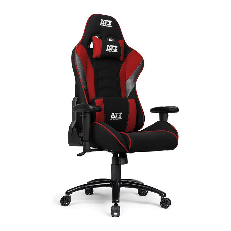 Cadeira Gamer DT3 Sports Elise Fabric V2, Preto e Vermelho, 13446-8